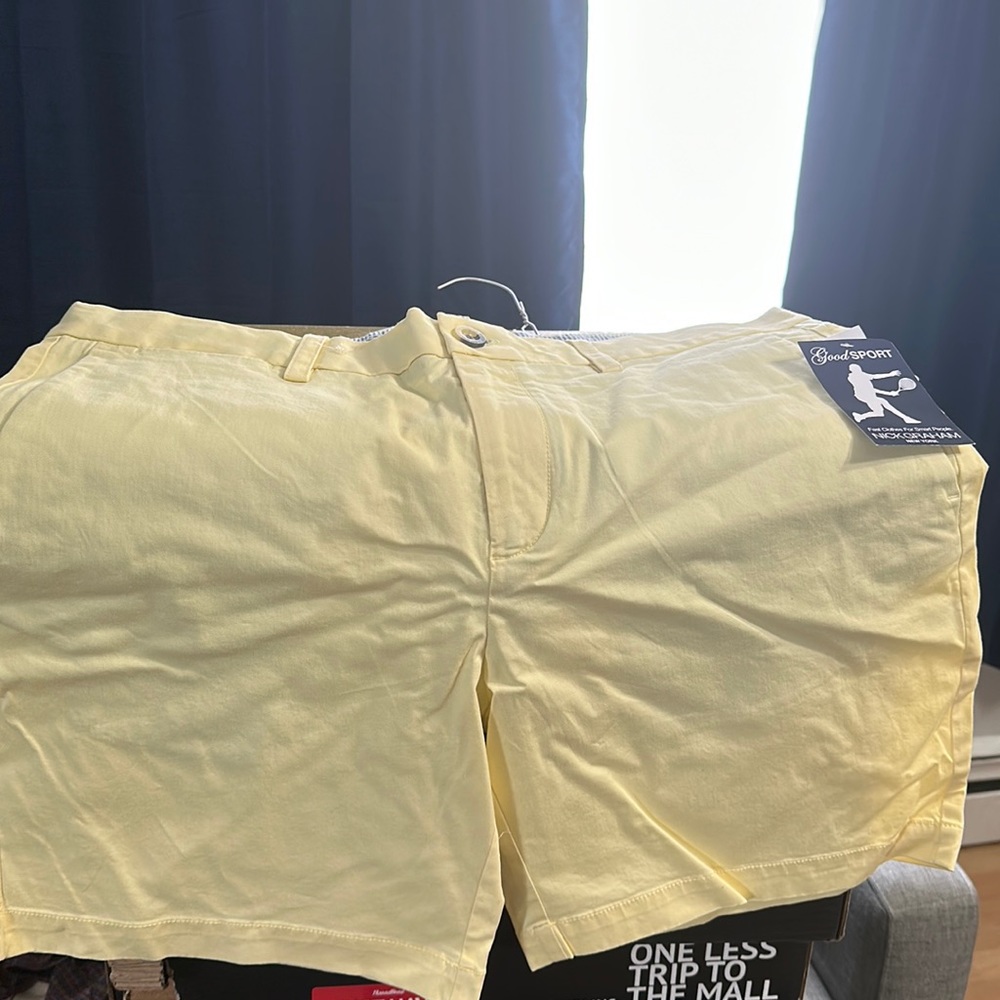 Brand new nick graham yellow shorts 38